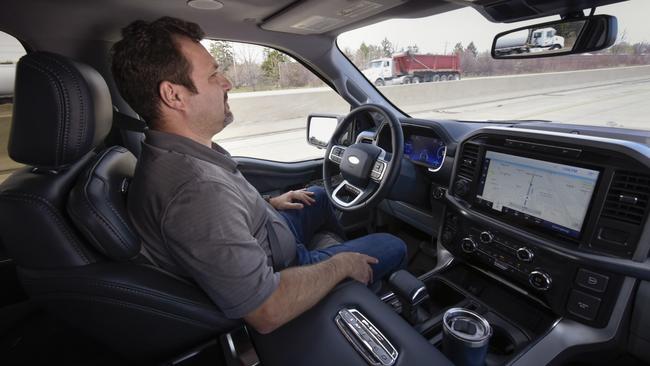 Cameras in Ford's BlueCruise highway driving assistant watch to make sure drivers are paying attention.