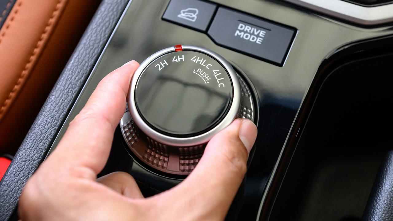 Premium models easily switch between drive modes.