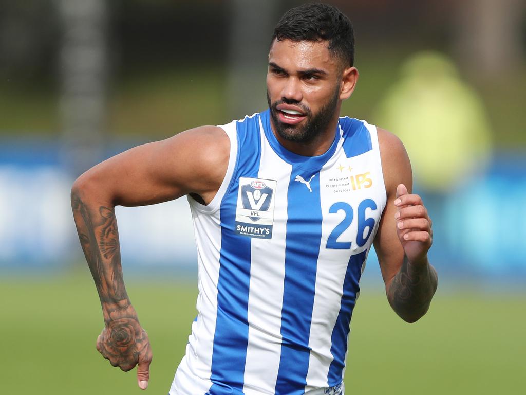 Thomas has been training with the VFL team since April 18. Picture: David Crosling