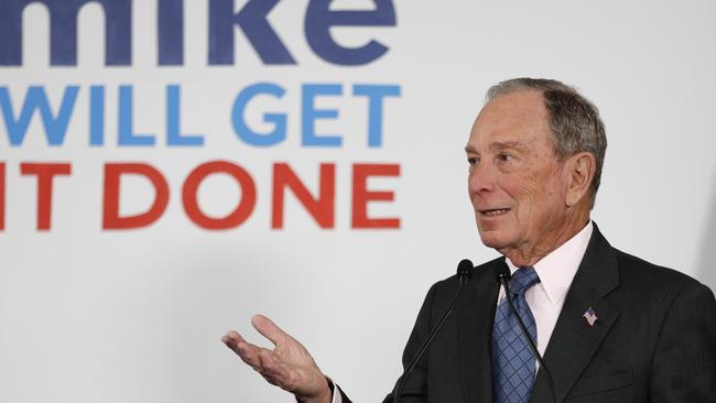 Michael Bloomberg could be the billion-dollar surprise packet. Picture: Robert F. Bukaty/AP