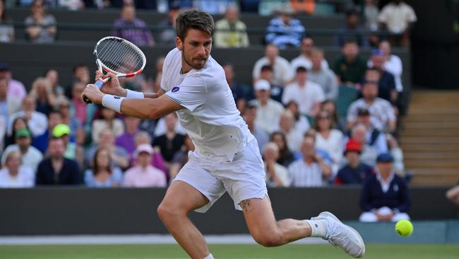 South African born, New Zealand raised Brit, Cameron Norrie is Novak Djokovic’s next opponent. Picture: Getty Images