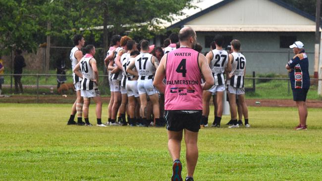 Images from the Round 9 NTFL MPL/WPL clash between the Tiwi Bombers and Palmerston Magpies at Bathurst Island, 30 November 2024. Picture: Darcy Jennings