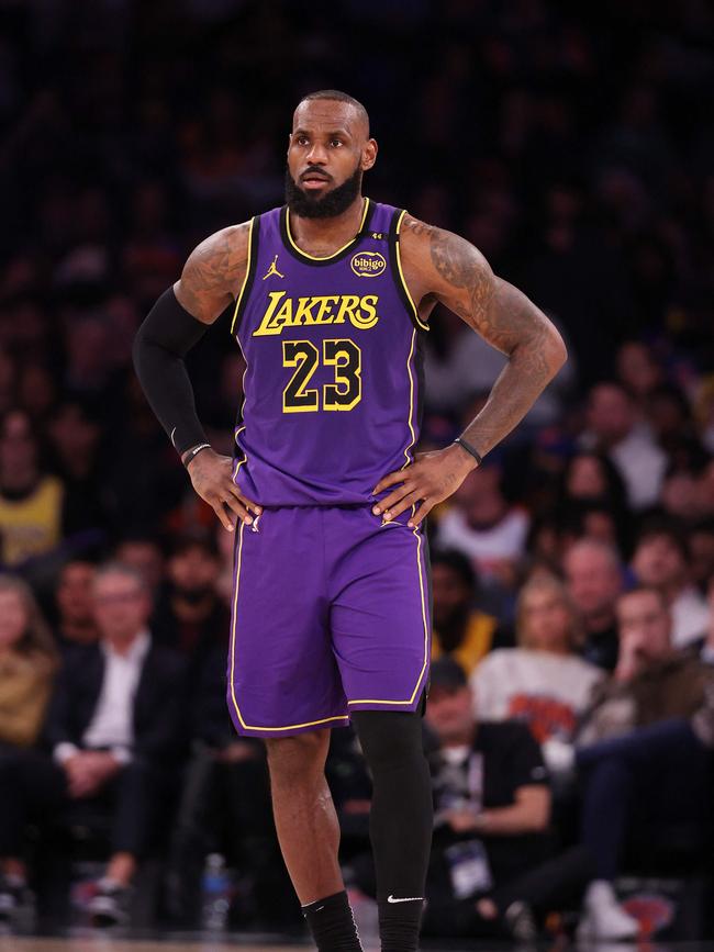 LeBron James is a fully paid-up fan of Pilates. Picture: Al Bello/Getty Images