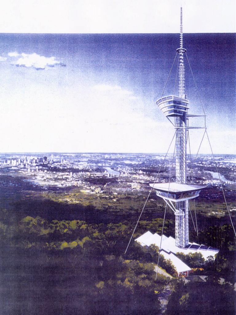 A proposed design of Skypoint Tower from 1996.