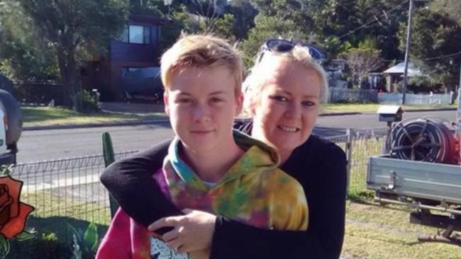 Jasey Grant with his mother Erryn — he visited her in Sydney for her birthday two weeks ago. Yesterday, Ms Grant recalled: “It was the best present I could have ever got. He is the reason I live, my best friend and I will miss every single little thing about him.” Picture: Facebook