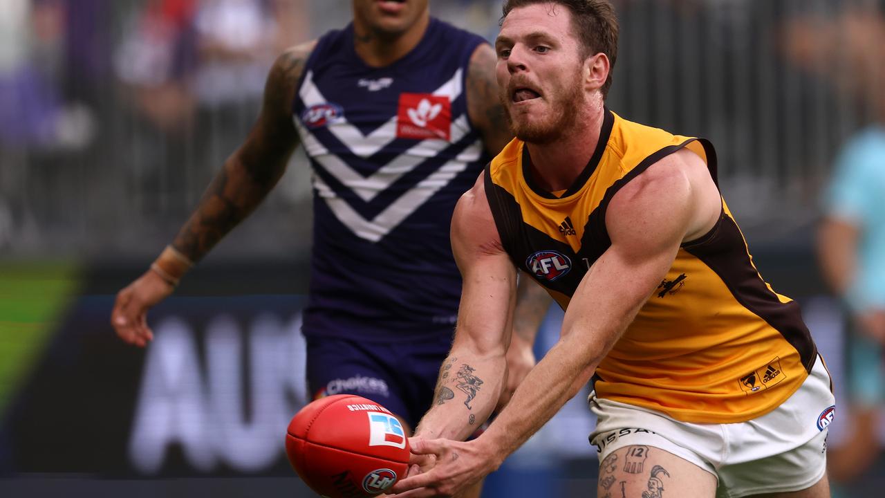 Blake Hardwick has heaps of upside to be a regular in defence at Hawthorn.