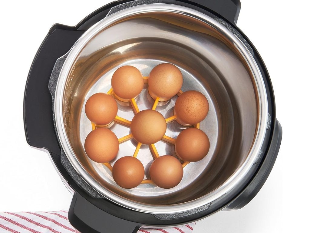 OXO Good Grips Silicone Egg Rack. Picture: Amazon Australia.