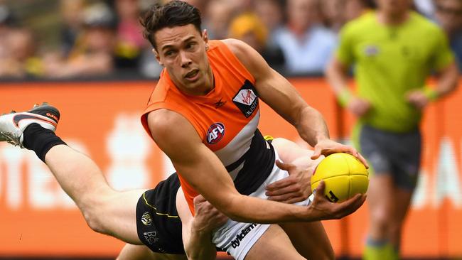 Josh Kelly’s return from injury has been massive for GWS’s midfield. Picture: Getty