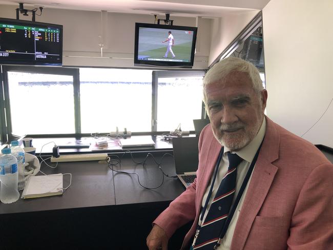 Patrick Dangerfield’s grandfather, Bob Utber, is reporting on the Boxing Day Test at the MCG.