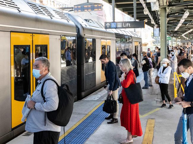 Commuters across Sydney could benefit from free fares on trains every Friday. Picture: NCA NewsWire / James Gourley