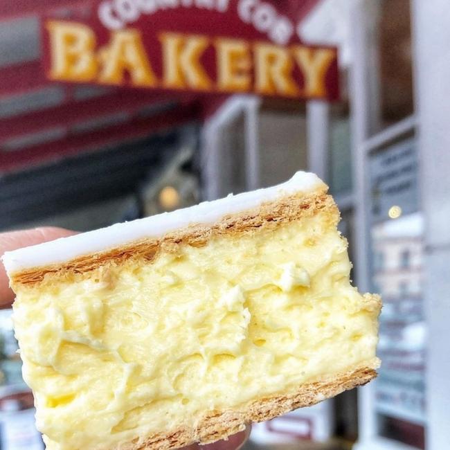 Country Cob Bakery produces award-winning vanilla slices. Picture: Supplied.