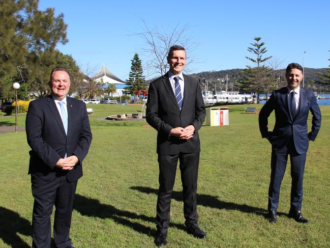 The introduction of ePlanning was announced in Gosford today with Central Coast Parliamentary Secretary Adam Crouch, Central Coast Council chief executive officer Gary Murphy and NSW Customer Service Minister Victor Dominello.