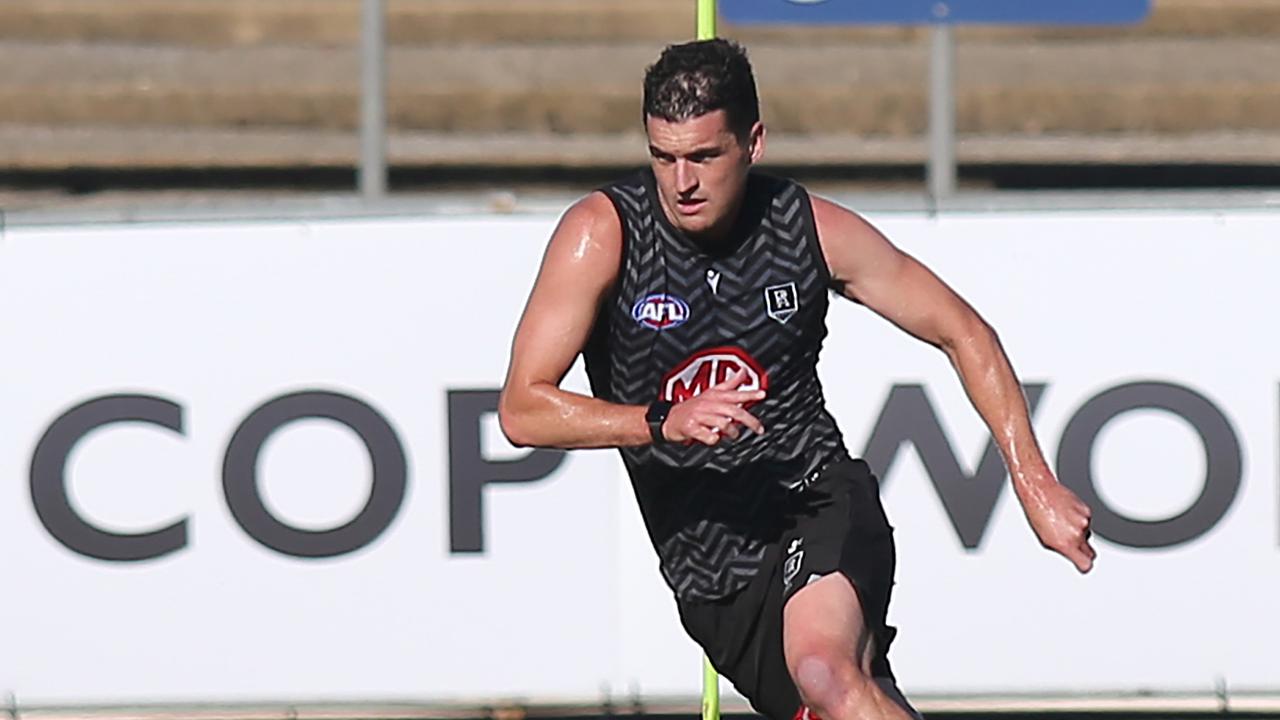 Tom Rockliff will be unavailable for his side’s bumper clash with Richmond. Picture: NCA NewsWire