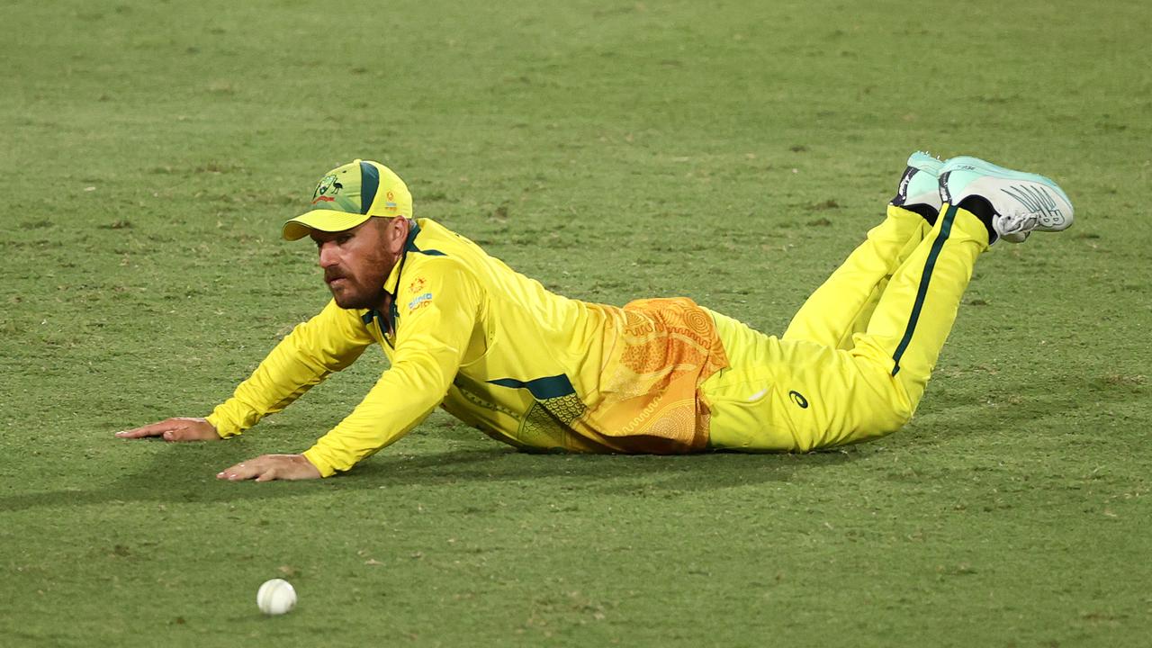 Aaron Finch of Australia. Photo by Robert Cianflone/Getty Images