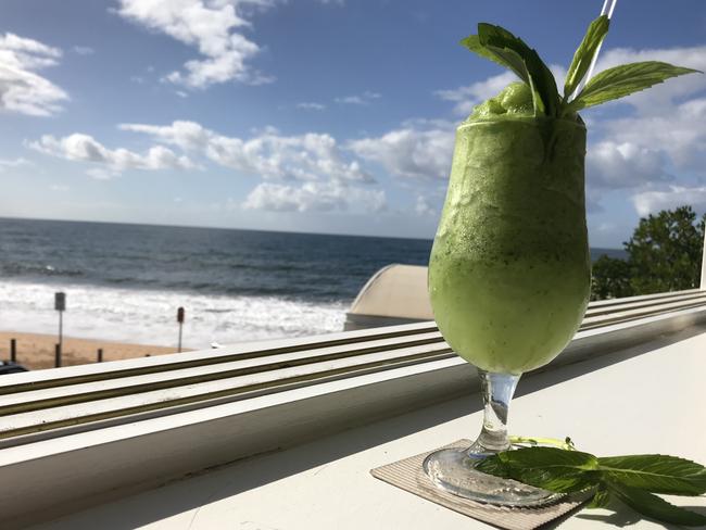 A cravado cocktail with a view at The Collaroy. Picture: Jenifer Jagielski