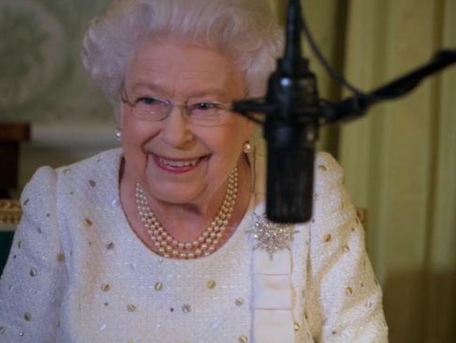 To his surprise, the Queen burst out in a warm laugh. Picture: ITV