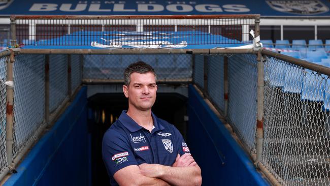 New Bulldogs coach Cameron Ciraldo feels “at home” at Belmore. Picture: Justin Lloyd