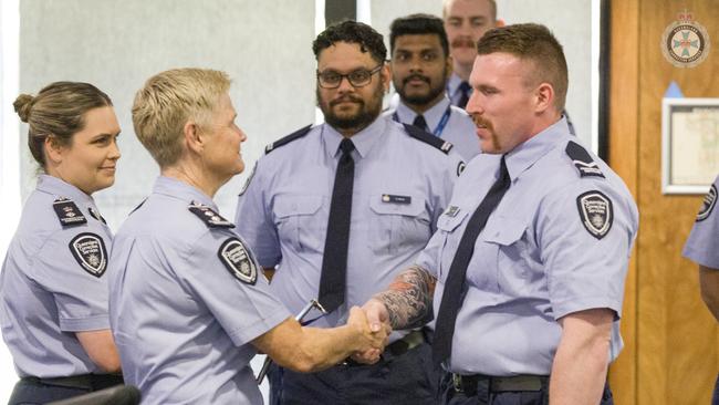 Graduation ceremony for 26 new Custodial Correctional Officers to be based at the Townsville Correctional Complex. Picture: QCS.