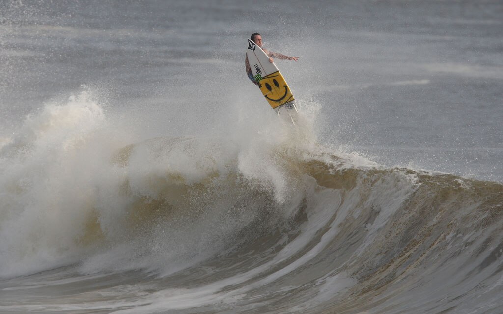 Alexandra Headland gets good lefts and rights for longboarders and shortbaorders alike. Picture: Nicholas Falconer