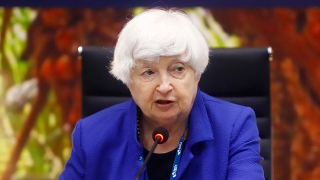 The US Treasury Secretary Janet Yellen.