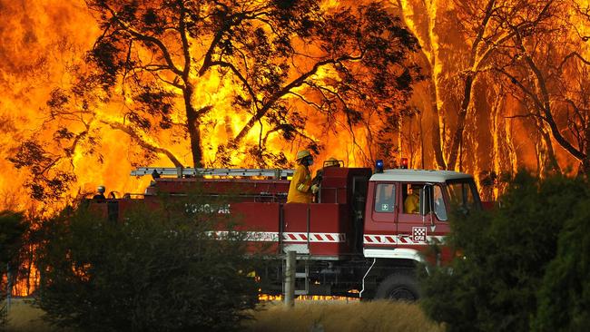 When Victoria erupted in fire on February 7, 2009, it was CFA firefighters working hand-in-hand with other fire and emergency services who were at the front line, who saved lives. Picture: AAP