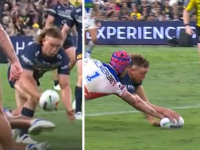 NRL world divided as Knee of God KOs Knights