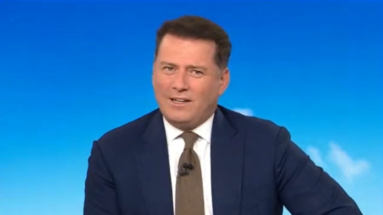 Karl Stefanovic shared the excited post on Sunday. Picture: Today/channel 9