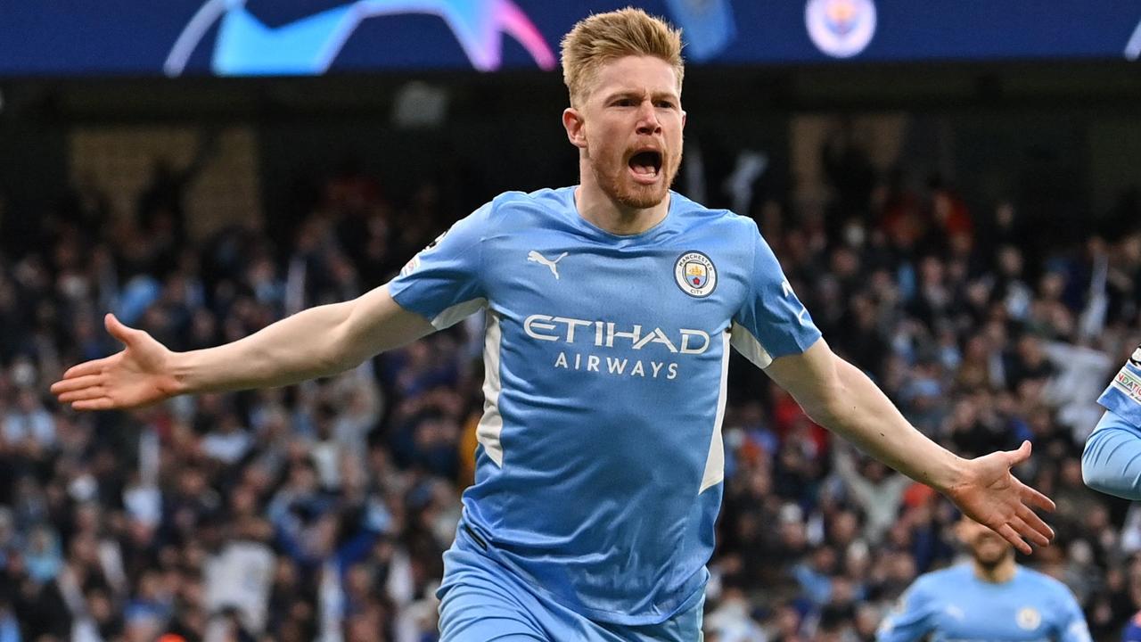 De Bruyne a marcat doar 90 de secunde în competiție.  (Foto de Paul Ellis/AFP)