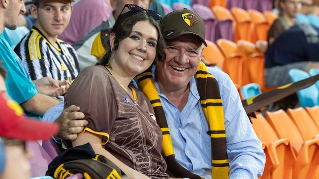 Mark Monaghan at the Gold Coast Suns v Hawthorn AFL match at TIO Stadium. Picture: Pema Tamang Pakhrin