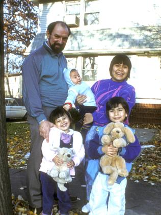 Kenneth, daughter Vanessa, Yarima and David Good (left to right). Picture: New York Post