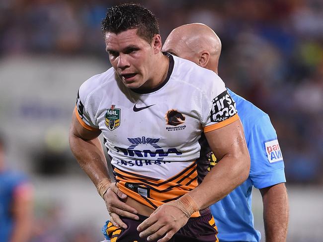 James Roberts injured his hip in Brisbane’s win against the Gold Coast Titans.