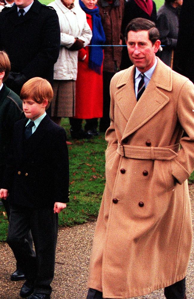 This photograph of Harry and Charles, taken on Christmas Day in 1992, might’ve sufficed. Picture: Martin Keene/PA/Getty Images