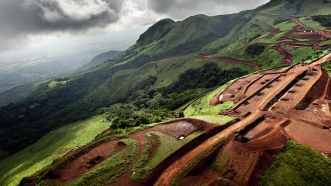 Rio Tinto's iron ore project Simandou in Guinea.