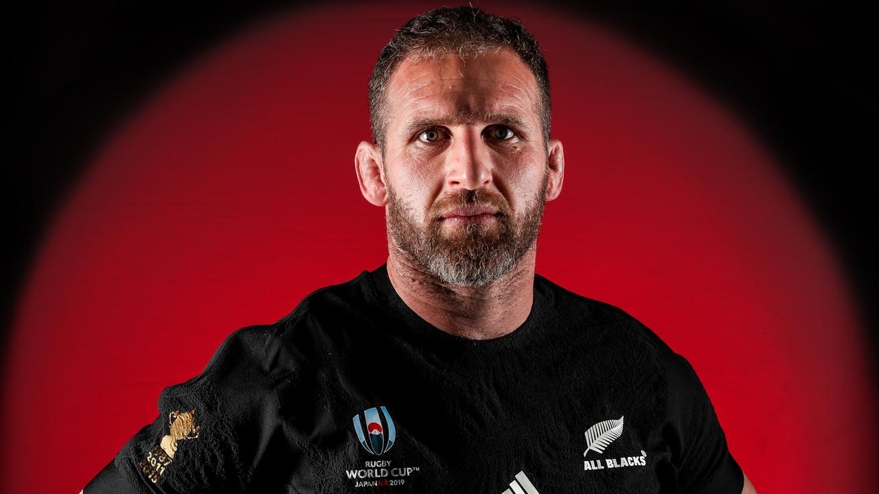 Kieran Read of the All Blacks poses for a portrait in Auckland.