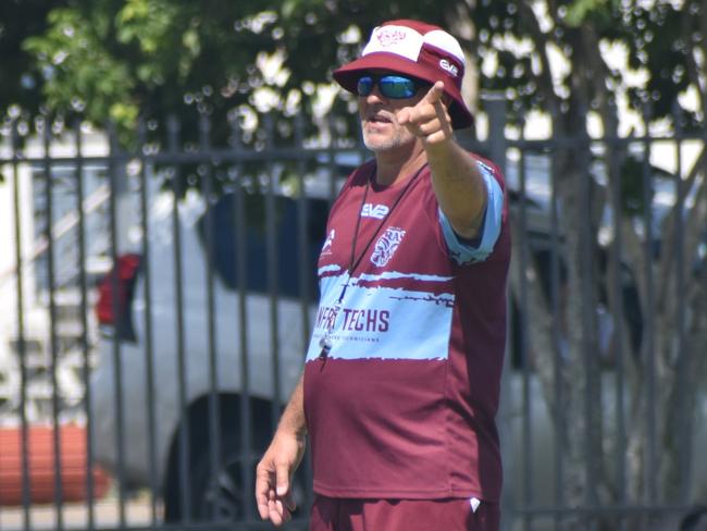 CQ Capras under-17 boys coach Todd Hansen.