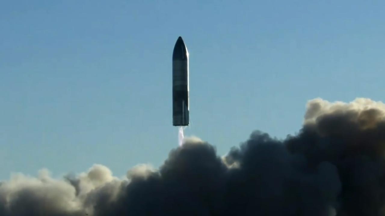 After a failed launch, the rocket took off on Thursday morning.