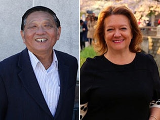 Sam Chong and Gina Rinehart