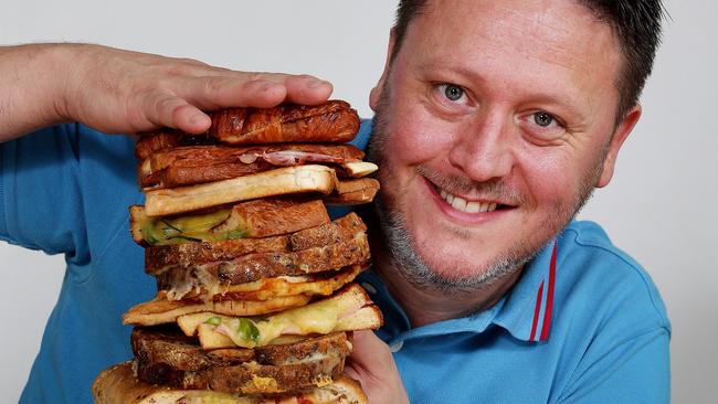 Darren Purchese says great toasties have great ingredients. Picture: ANDREW TAUBER