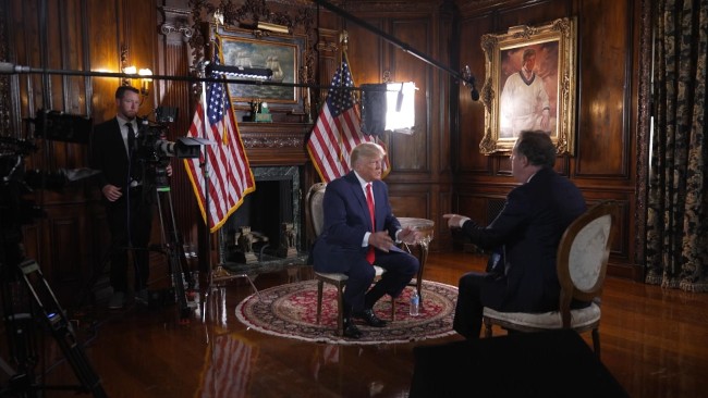 Sky News Australia host Piers Morgan scored an exclusive interview with former US president Donald Trump for his new show. Picture: Supplied
