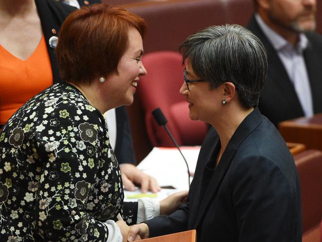 Senator Penny Wong was dubbed one of the “mean girls”. Picture: AAP