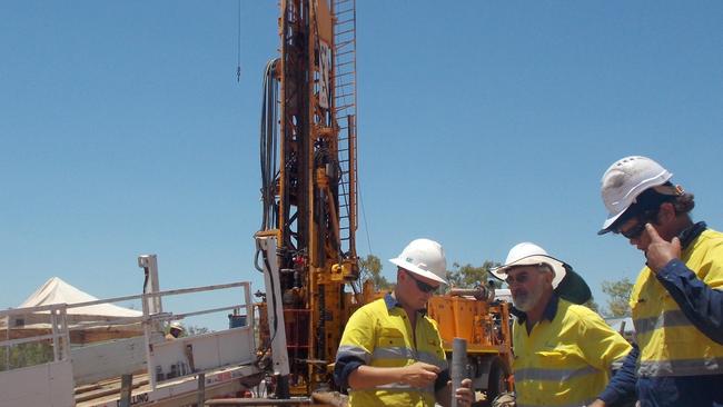 Armour Energy geologists in the Northern Territory.