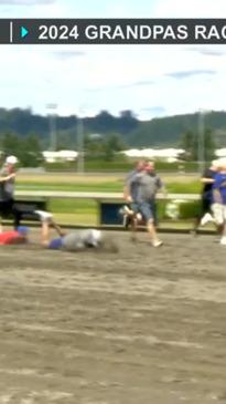 Racetrack holds grandparents race with hilarious results