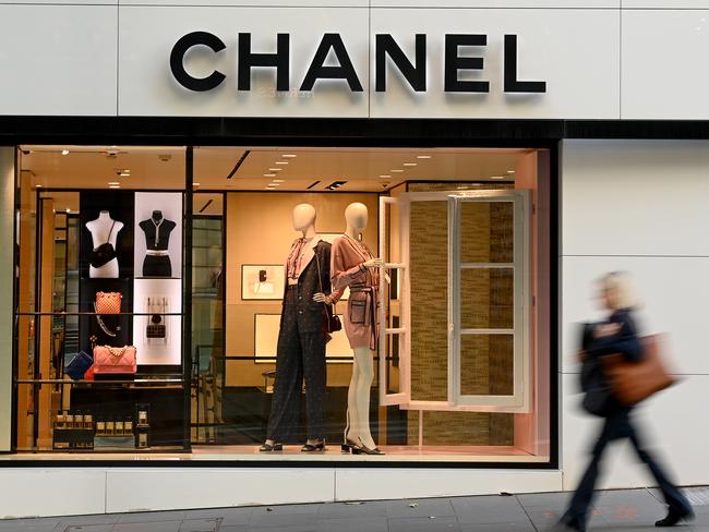 SYDNEY, AUSTRALIA - NewsWire Photos APRIL, 16, 2021: General view of the Chanel store in the CBD of Sydney. Picture: NCA NewsWire/Bianca De Marchi