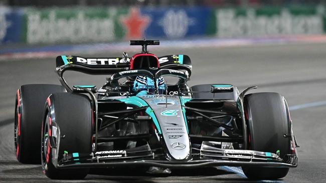 Mercedes' British driver George Russell will start from pole position.