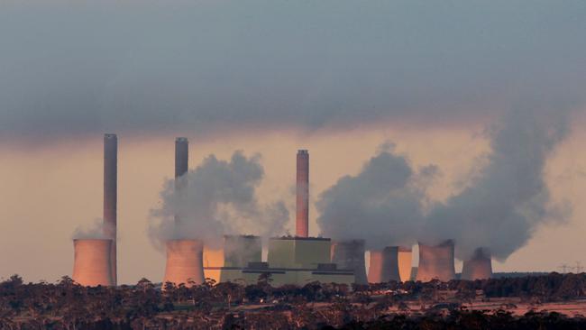 Yallourn A and B Power stations at Morwell in Victoria's Latrobe Valley. Australia’s big coal plants will close their doors ahead of schedule this decade.