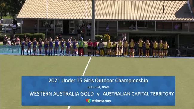 REPLAY: National U15's Girls Hockey Championships - WA Gold vs ACT