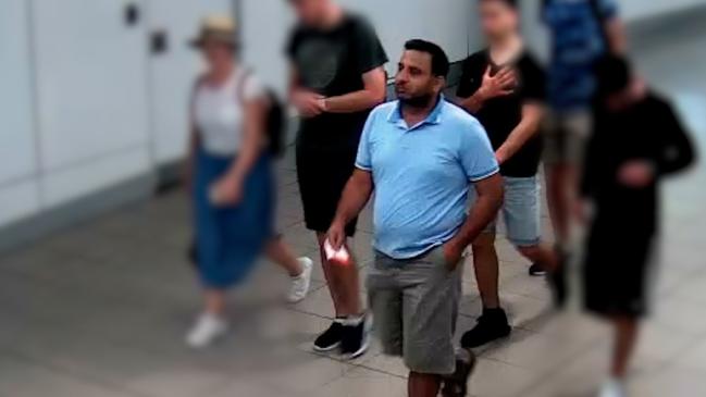 Rajwinder Singh at the Sydney Airport before boarding a flight for India on Tuesday, October 23, 2018. Picture: Queensland Police