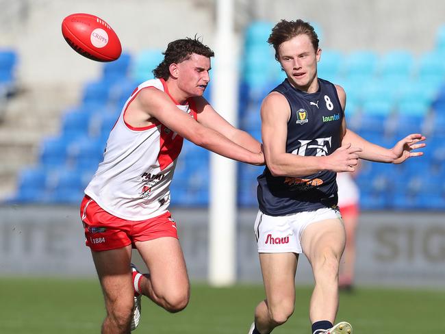 TSL. Clarence V Launceston. William Busch Clarence and Isaac Hyatt Launceston. Picture: Nikki Davis-Jones