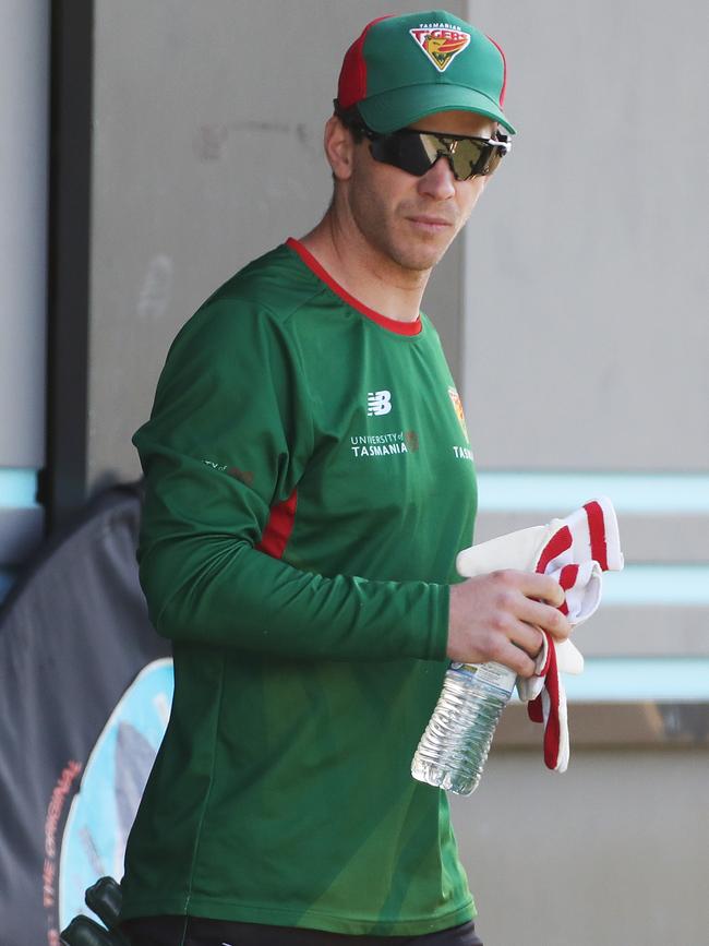 Former Australian cricket test captain back playing in the second XI V South Australia game at Lindisfarne in Hobart. Picture Nikki Davis-Jones