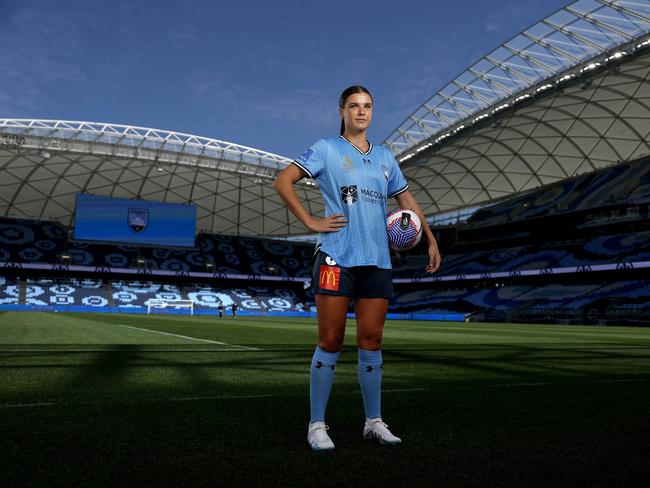 Sydney FC defender Kirsty Fenton is ready for the new A-League women’s season. Picture: Phil Hillyard